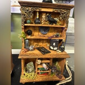 Handmade mini Witches Hutch